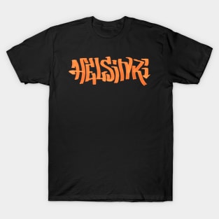 Helsinki Grafitti Writing T-Shirt